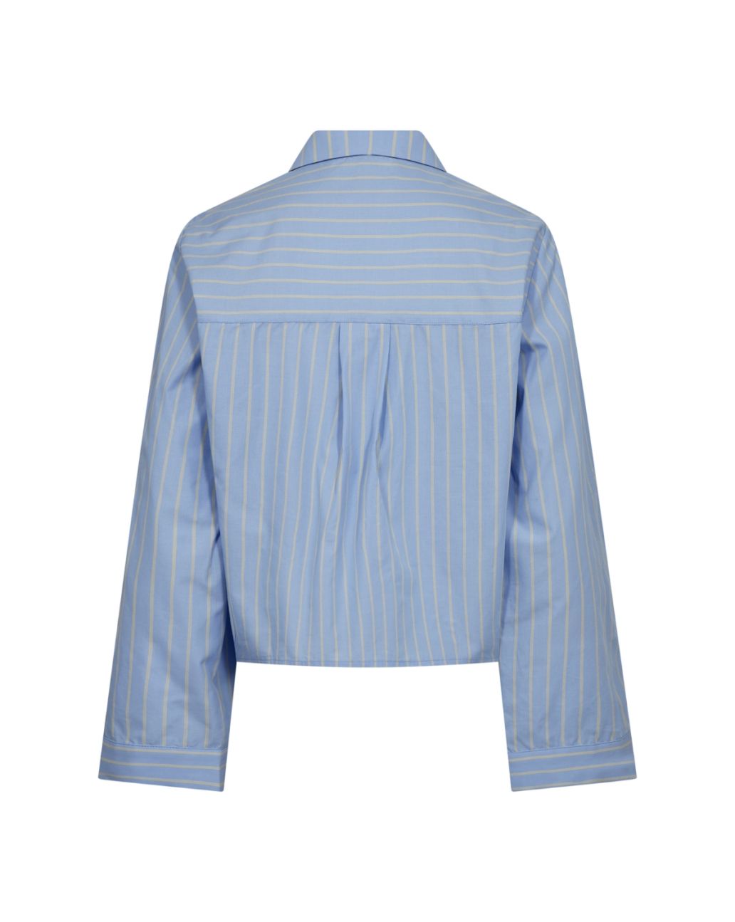 Co'Couture SimoCC Stripe Button Blouse Blauw