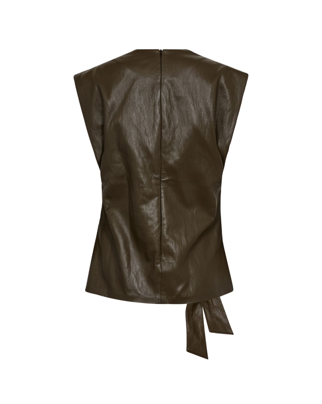 Co'Couture GittCC Pleat Top Army 35958