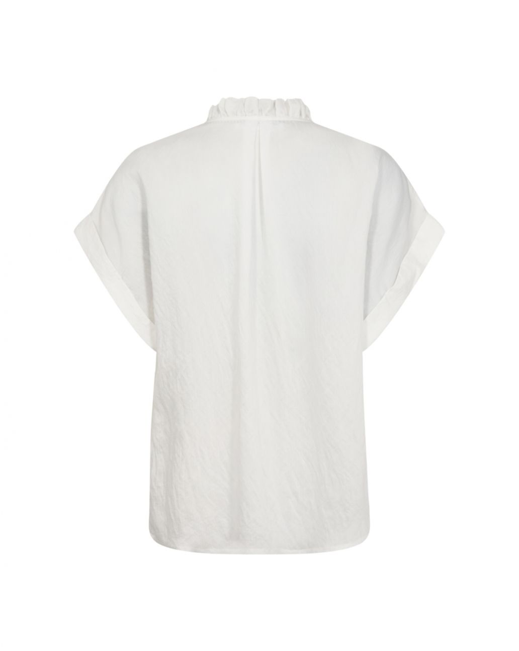 Co'Couture MollyCC Frill Top Off-white