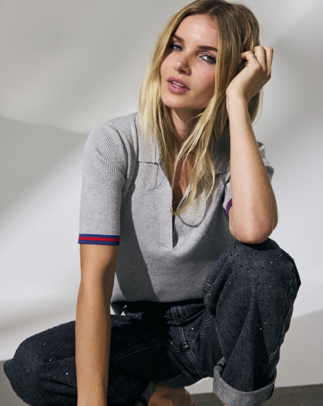 Co'Couture BalinCC Polo Knit Tee