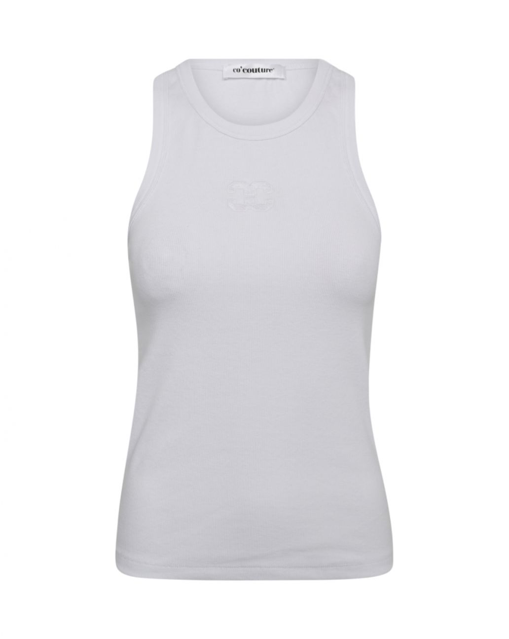 Co'Couture SaharaCC Embroidery Tank Top White