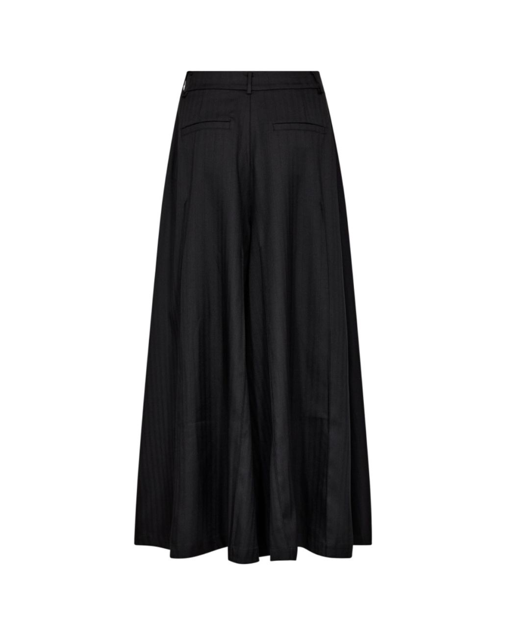 Co’Couture Paris ultra wide leg pantalon zwart