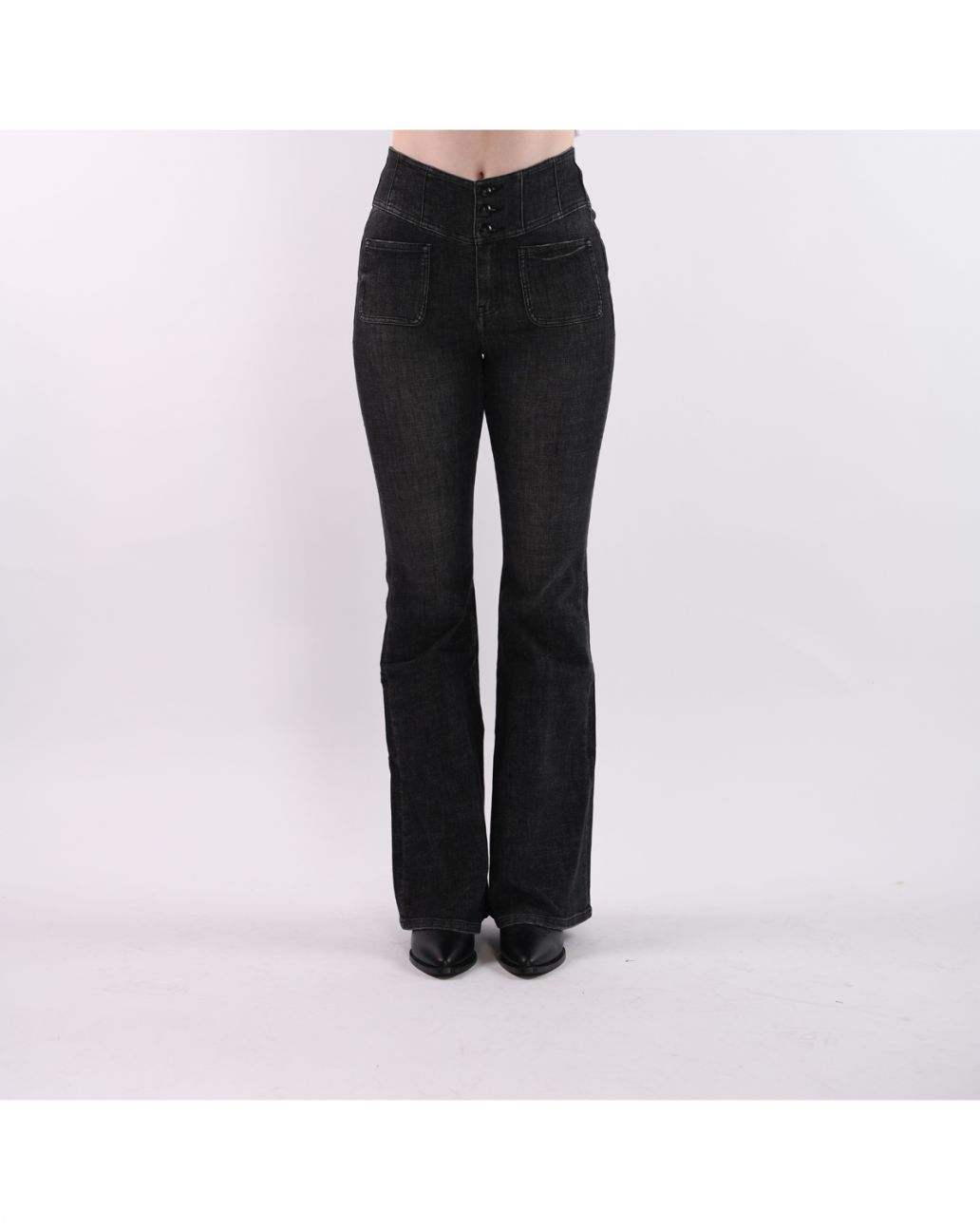 Miss Sixty High Rise Vintage Flared Jeans