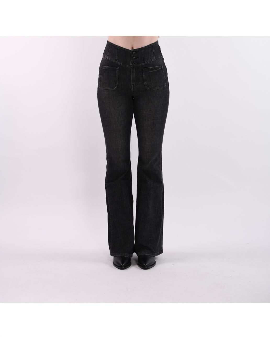 Miss Sixty High Rise Vintage Flared Jeans