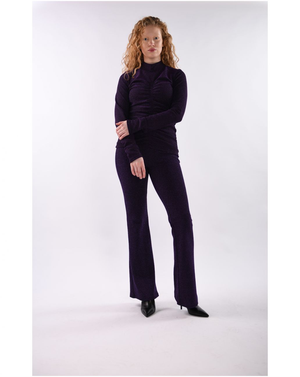 Freebird Broek Shiny Purple