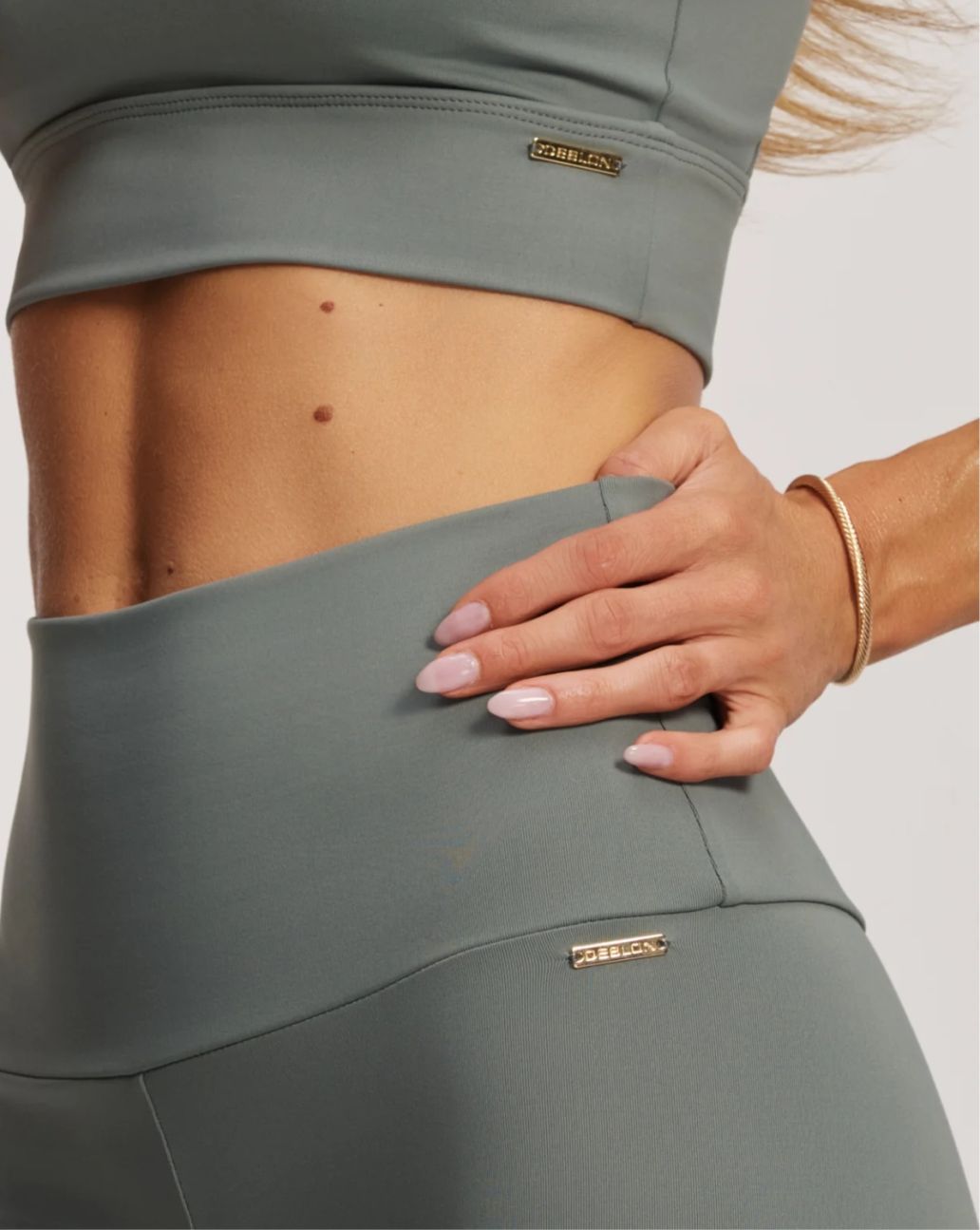Deblon Classic Leggings High Waistband Sage