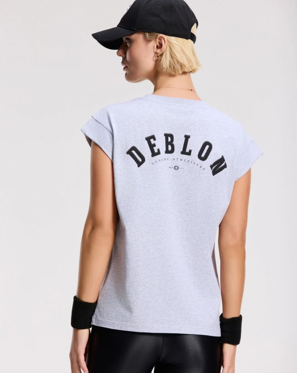 Deblon Mel Top Grey Melange