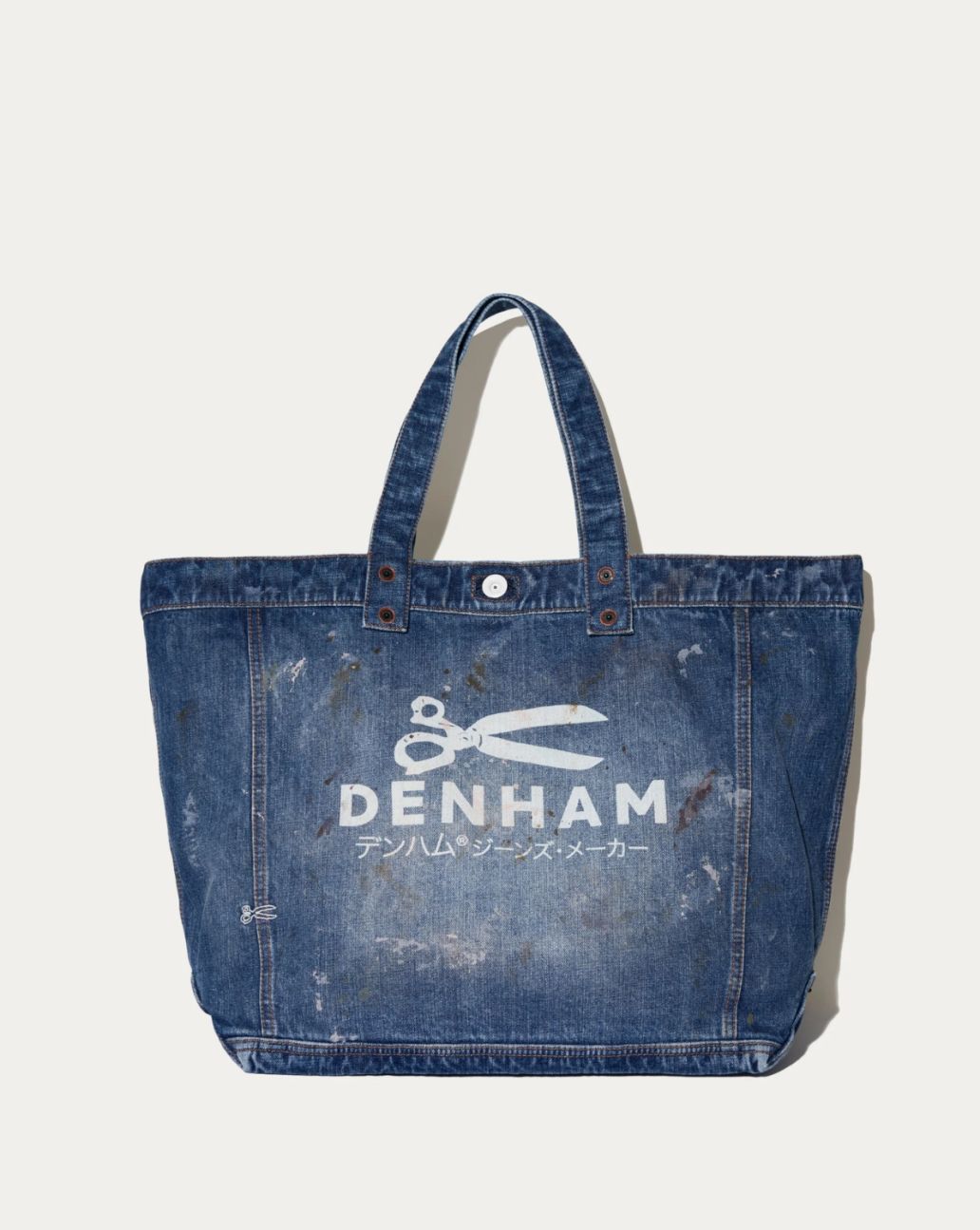 Denham D07 Denim Tote Washed Indigo -O.S