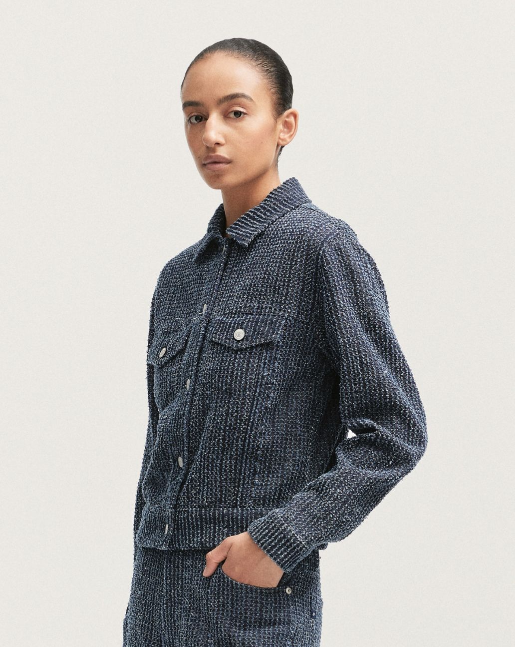 Denham Denim Kazuko Mini Trucker Jacket