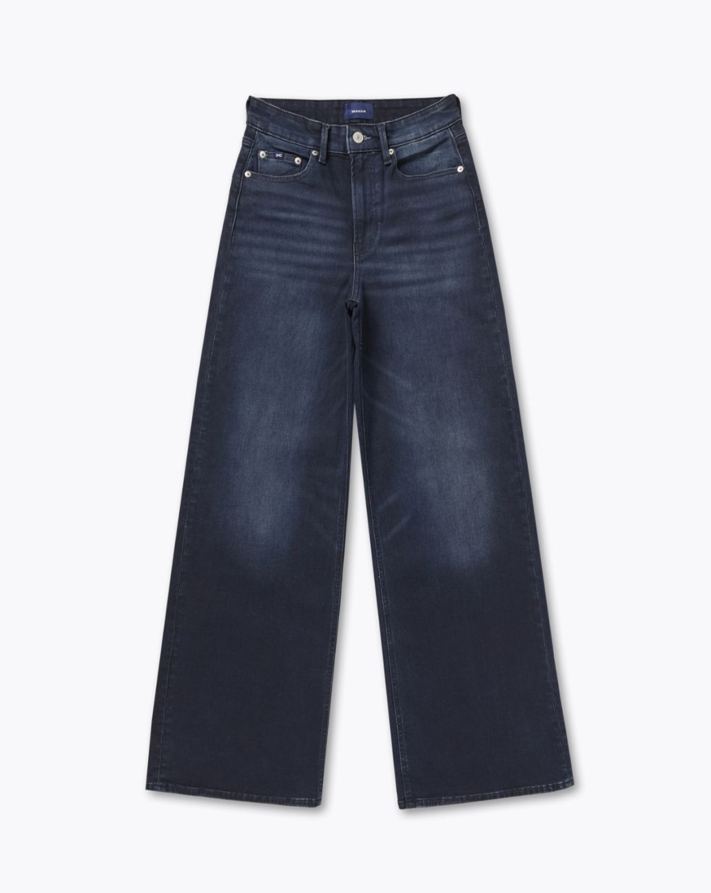 Denham MIKU TBB Wide Leg Jeans Dark Blue
