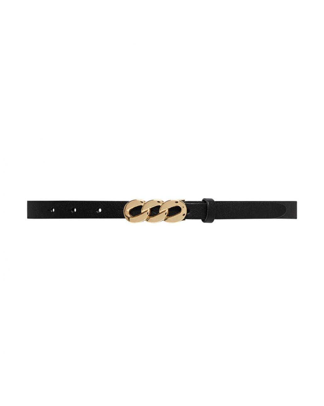 Depeche Narrow belt 15858 Black Nero