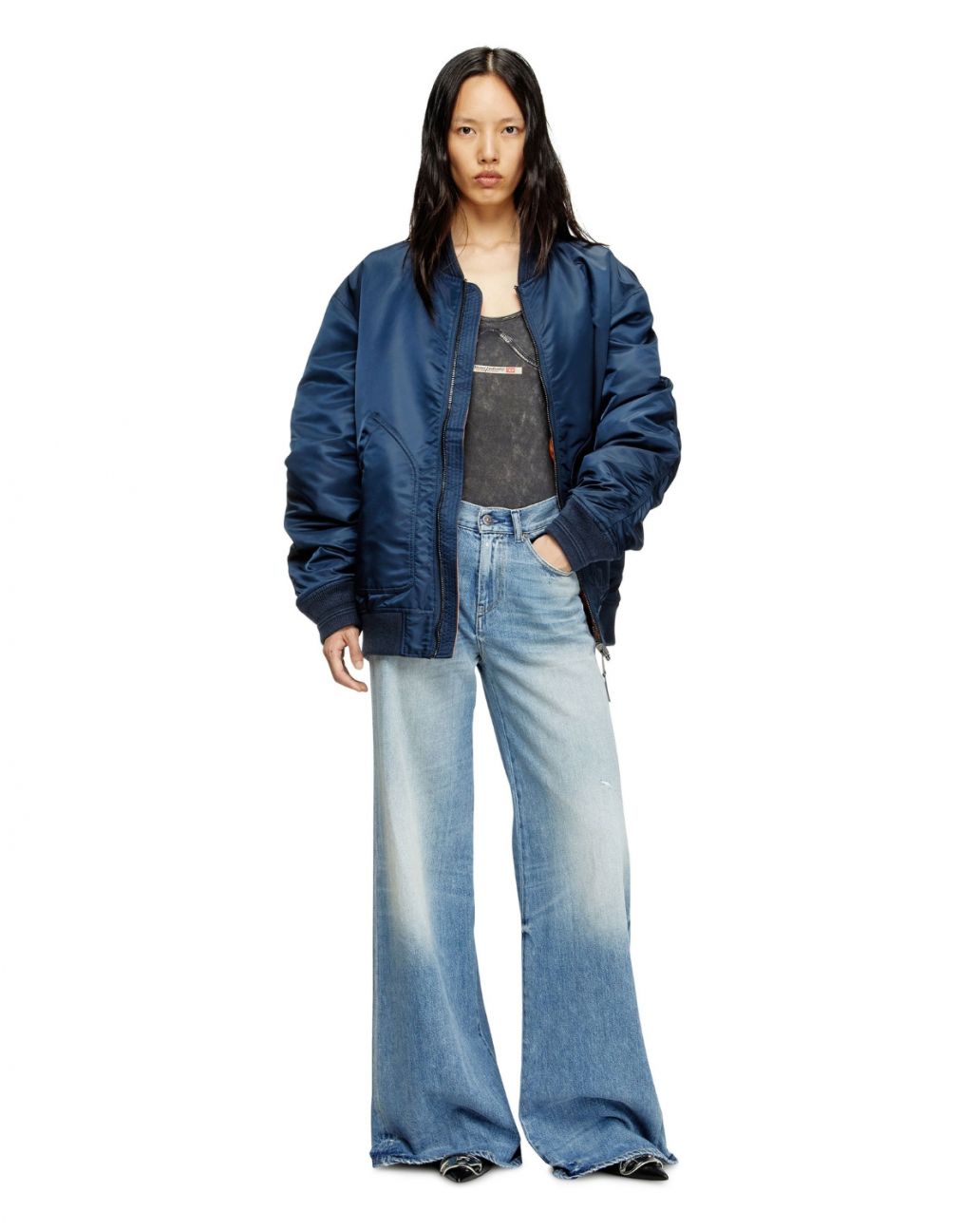 Diesel Flare Jeans 1978 D-Akemi 09m07 Blauw