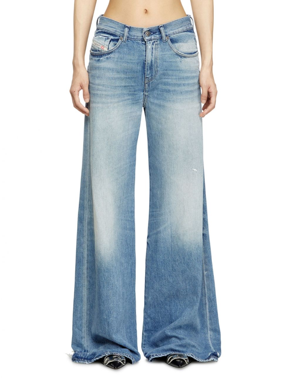 Diesel Flare Jeans 1978 D-Akemi 09m07 Blauw