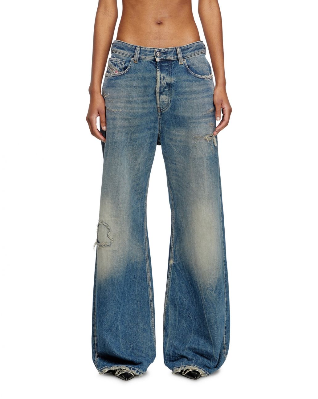 Diesel Relaxed Jeans 1996 D-Sire 09m28 Mid Blue