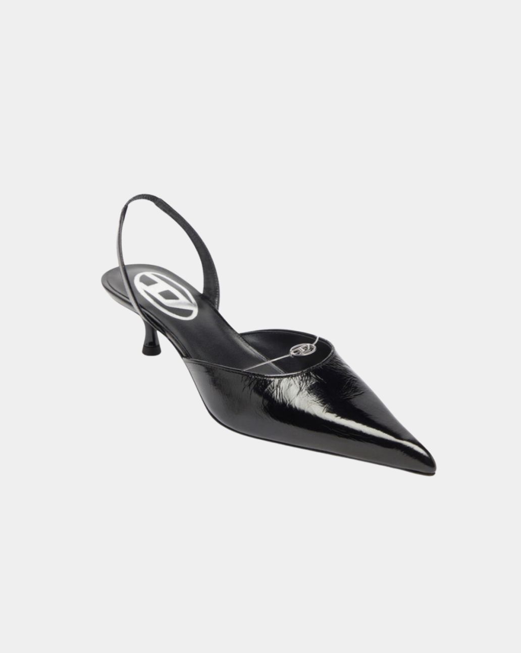 Diesel D-Ten&Half Leather Slingbacks 