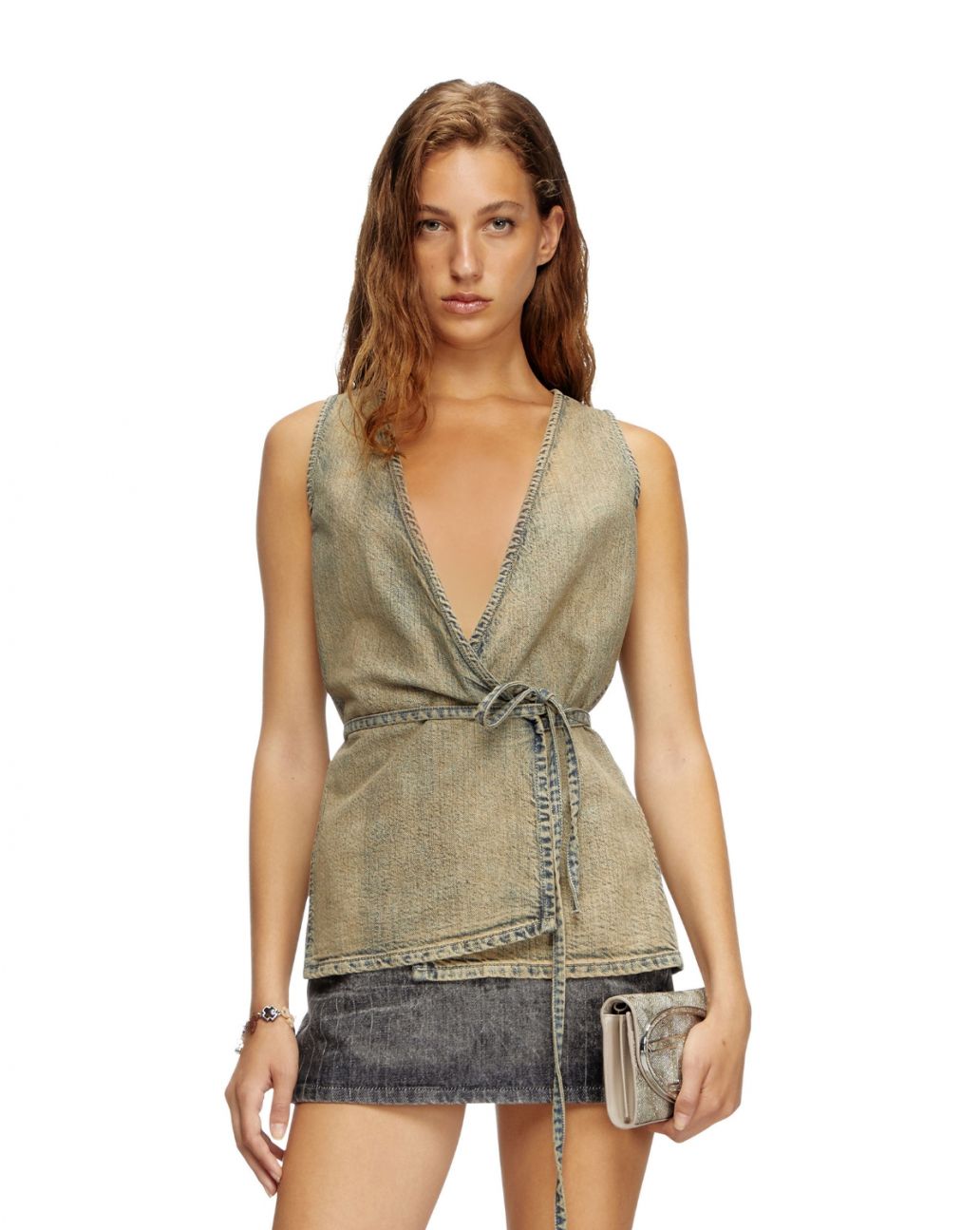 Diesel Top De-Vern Medium Blue 