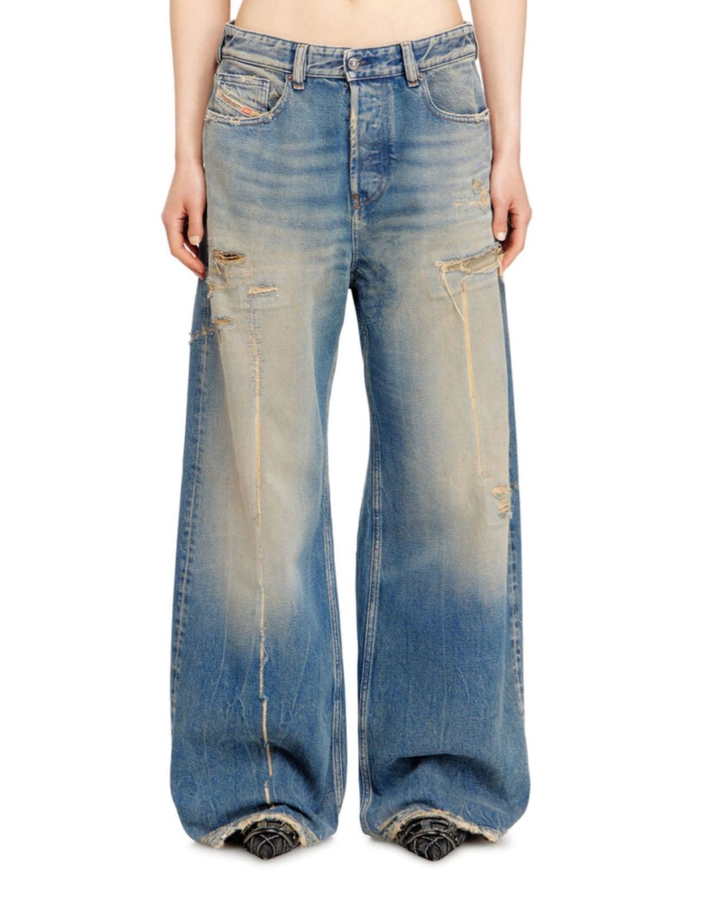 Diesel 1996-D-SIRE A06925 09N29 wide leg jeans