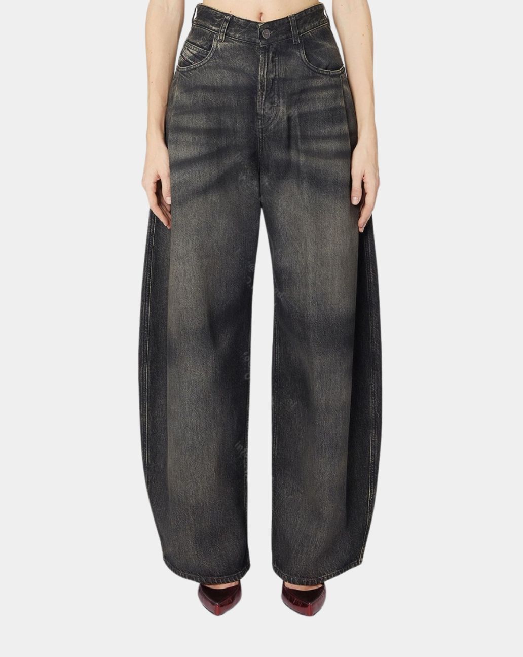 Diesel 1987 D-Khelz-Fsj Black Denim Jeans