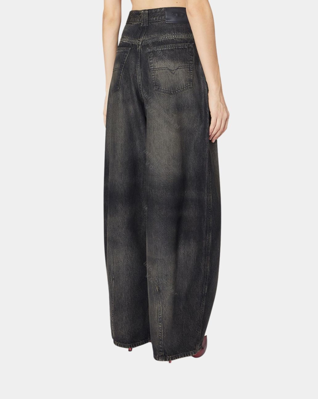 Diesel 1987 D-Khelz-Fsj Black Denim Jeans