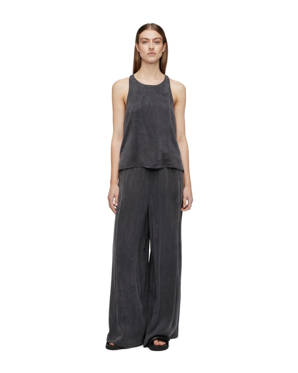 Drykorn Ceiling Palazzo Pants Grijs 130080