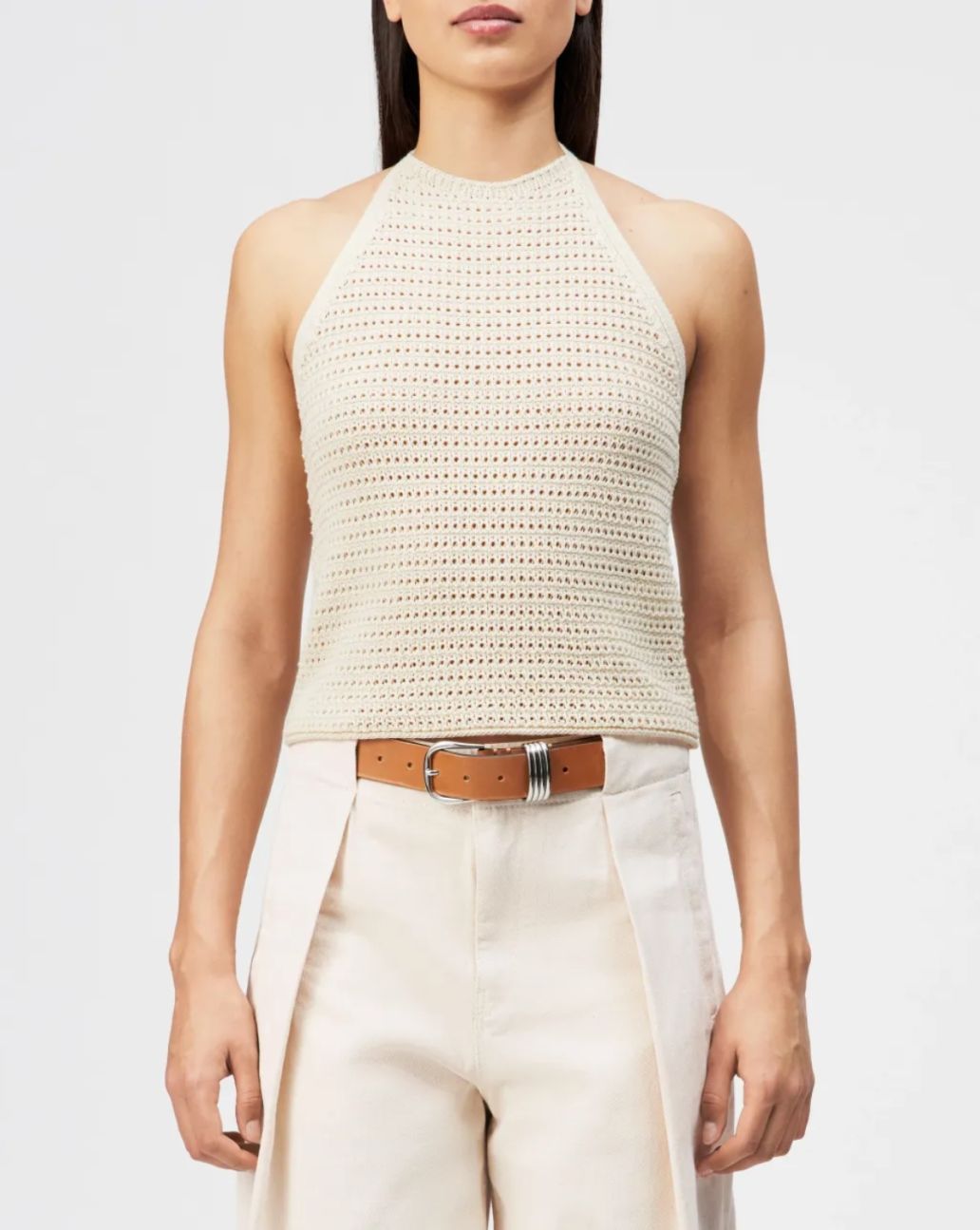 Drykorn Akwy Haltertop Natural White