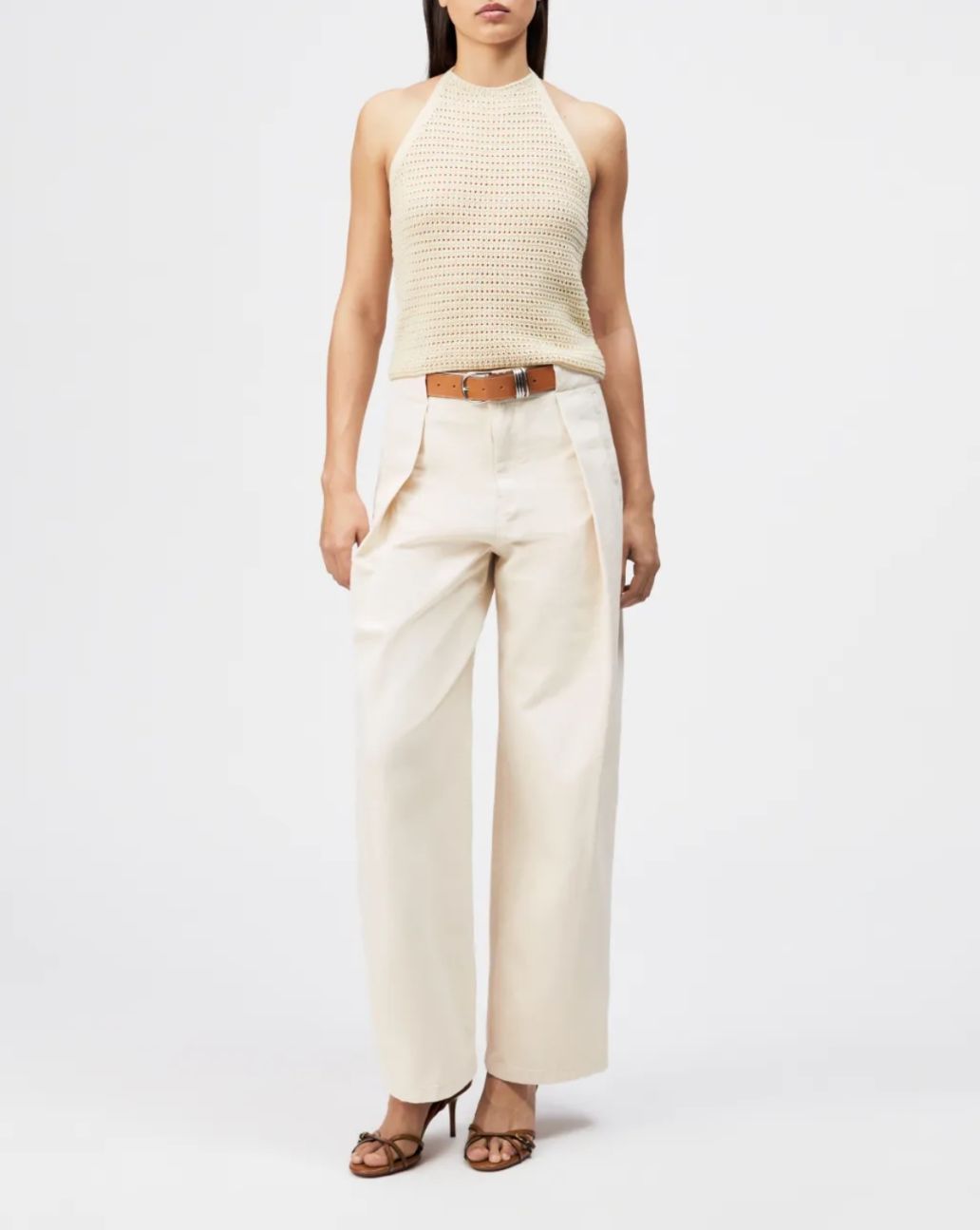 Drykorn Akwy Haltertop Natural White