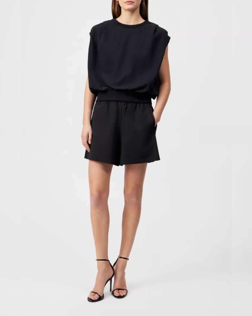 Drykorn Calluna Cropped Top Zwart