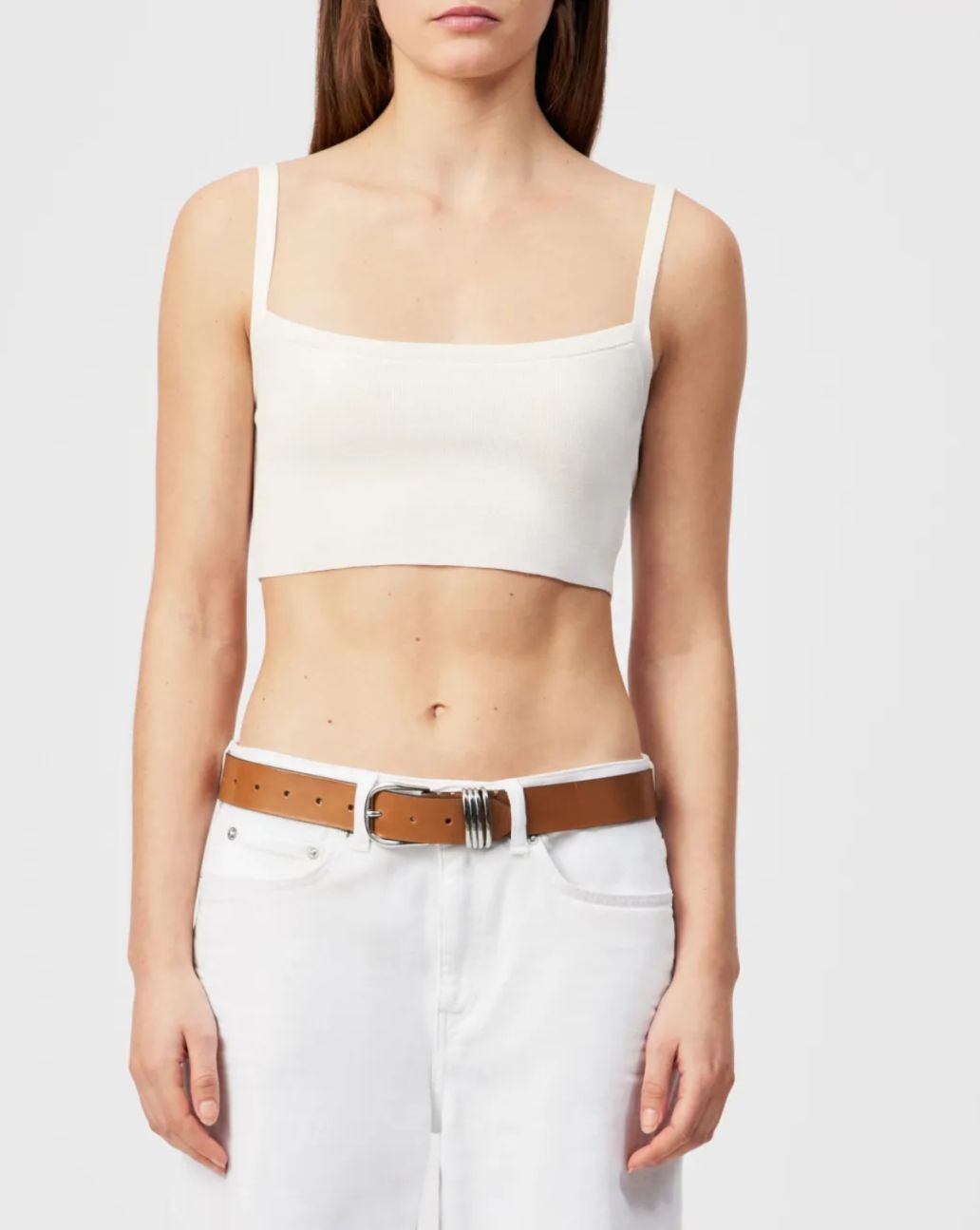 Drykorn Josey Cropped Tanktop Wit