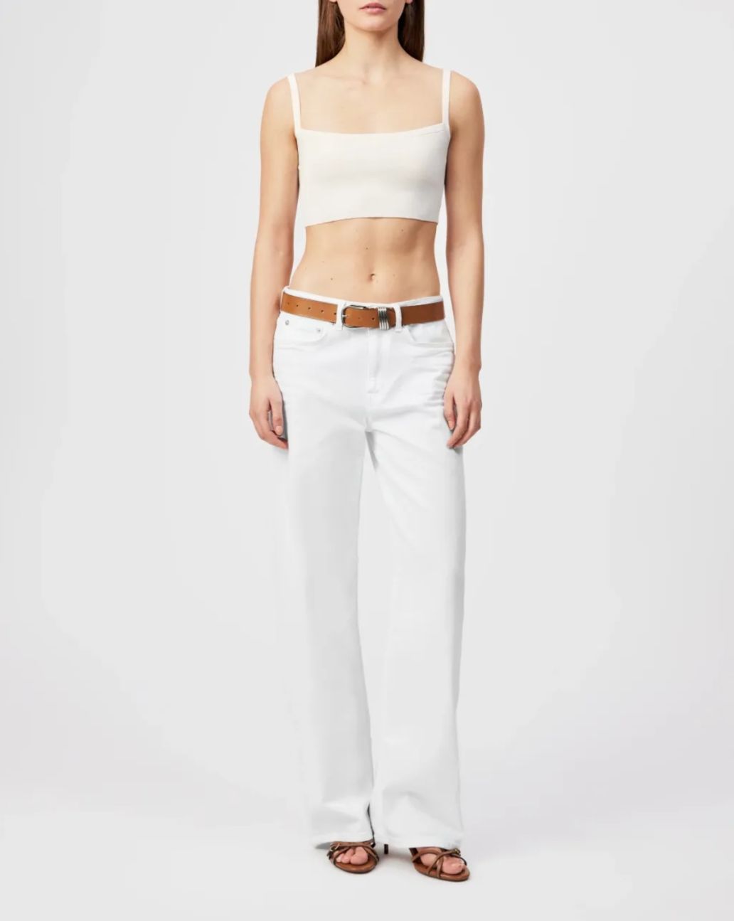 Drykorn Josey Cropped Tanktop Wit