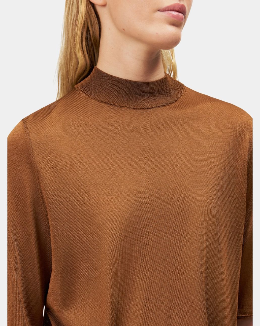 Drykorn Nisle bruine col top blouse