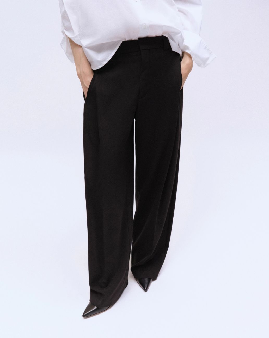 Drykorn Unpack Pantalon Gabardine zwart