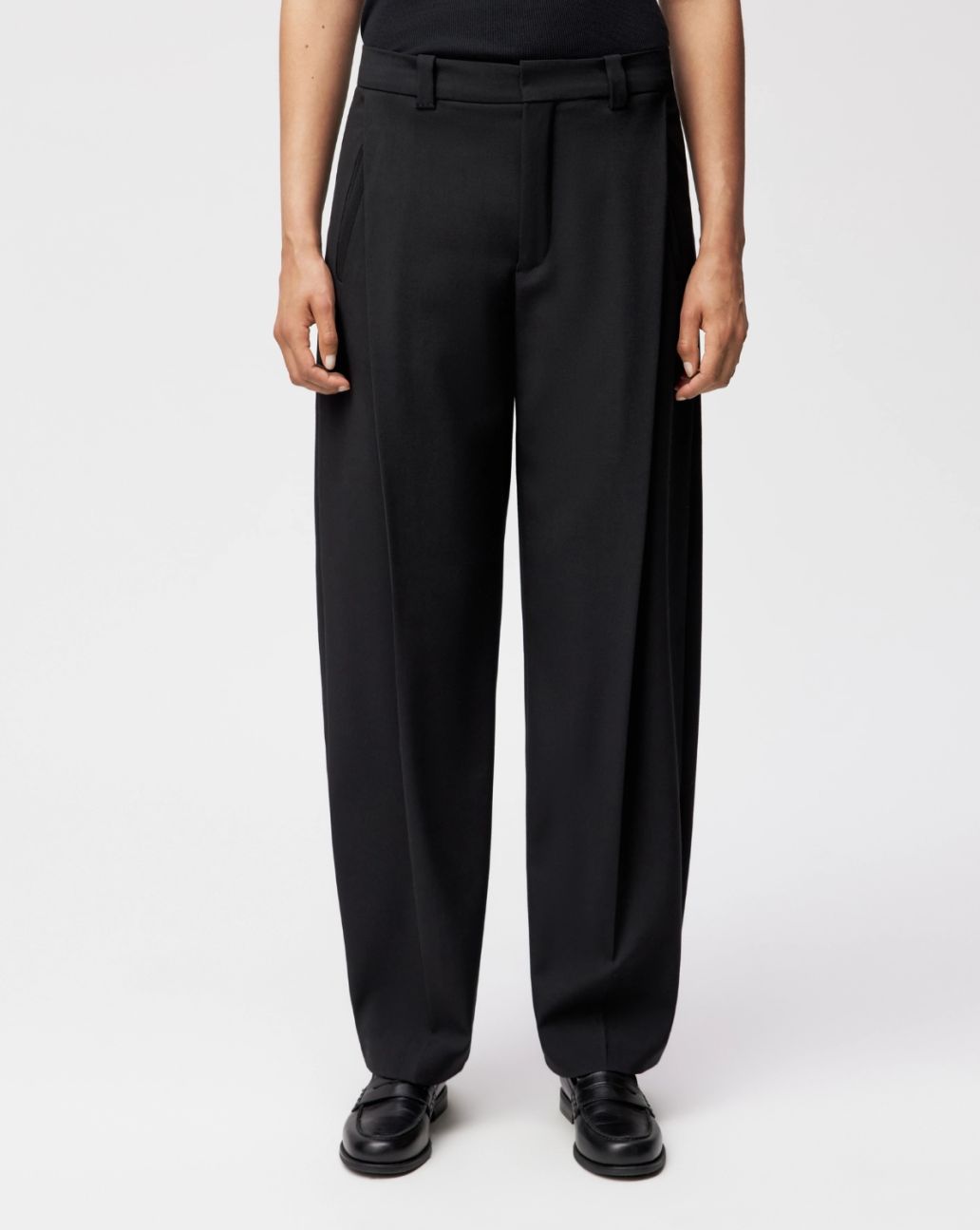 Drykorn Unpack Pantalon Gabardine zwart