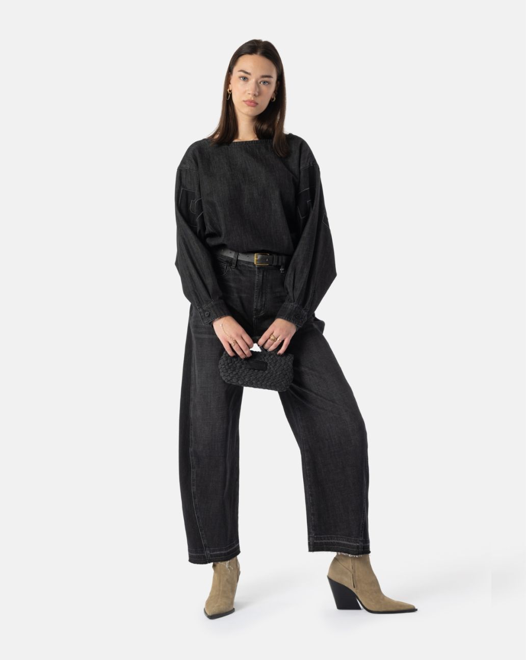 Elias Rumelis NORALIE Contrast denim jeans