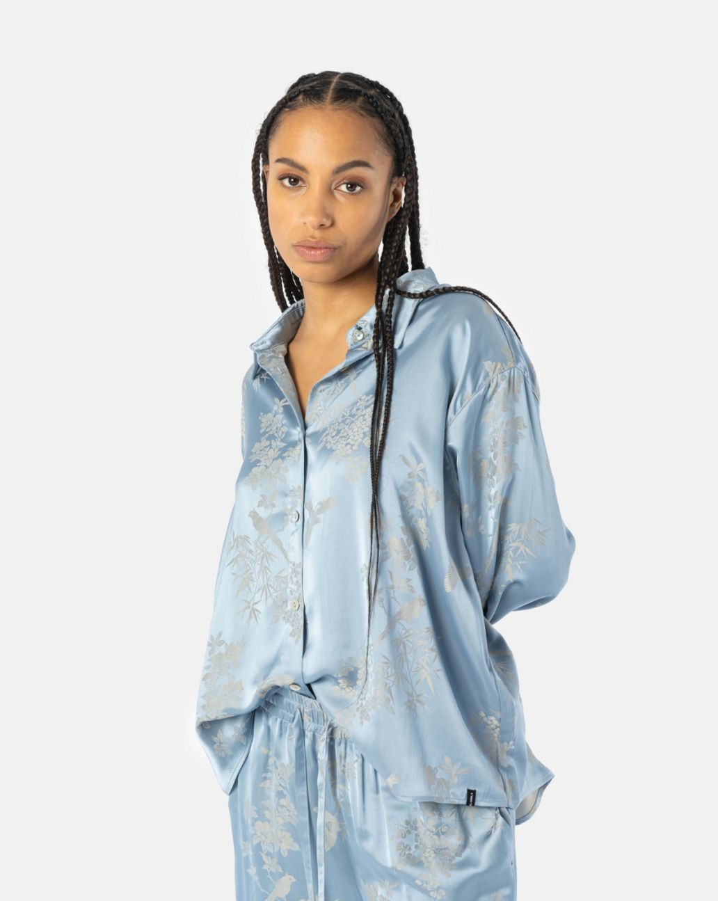 Elias Rumelis Nathalia Blouse Soft Blue Blossom