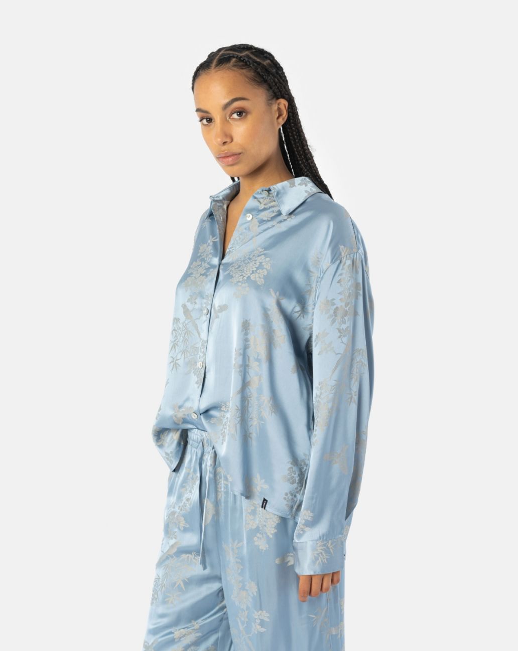 Elias Rumelis Nathalia Blouse Soft Blue Blossom