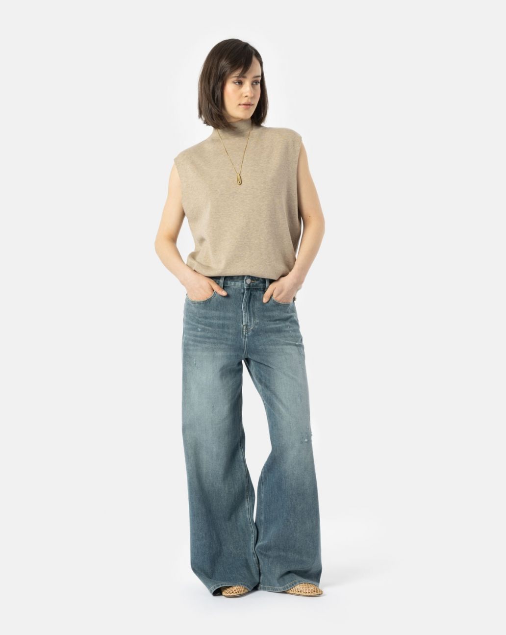 Elias Rumelis Kalea Jeans Sky Grey Blue