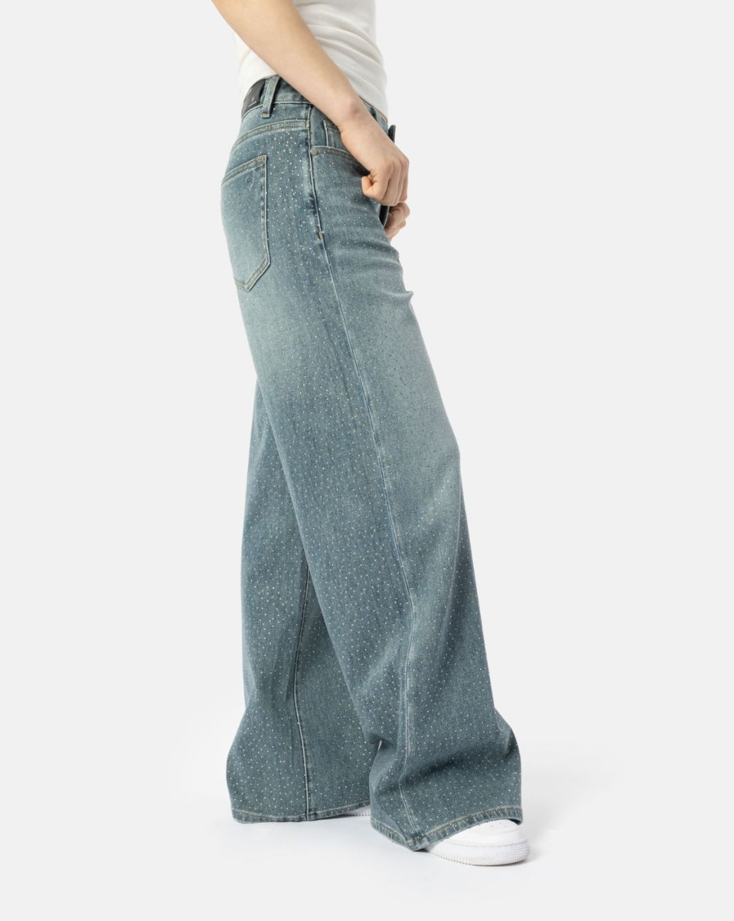 Elias Rumelis Kalea Sparkle Jeans Sky Grey Blue