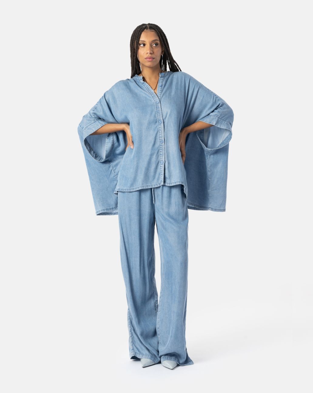 Elias Rumelis SADIE Airy Blouse Greek Blue