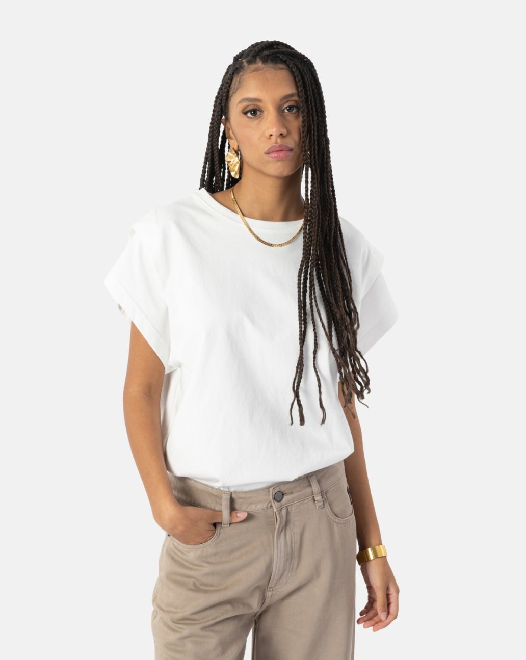 Elias Rumelis Wren T-shirt Offwhite