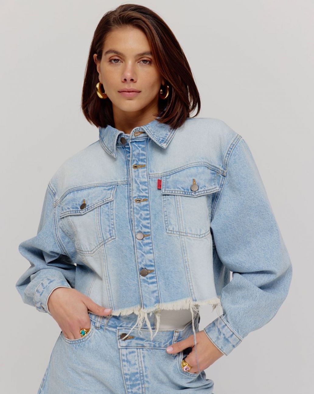 Harper & Yve Willow Jacket Light Blue