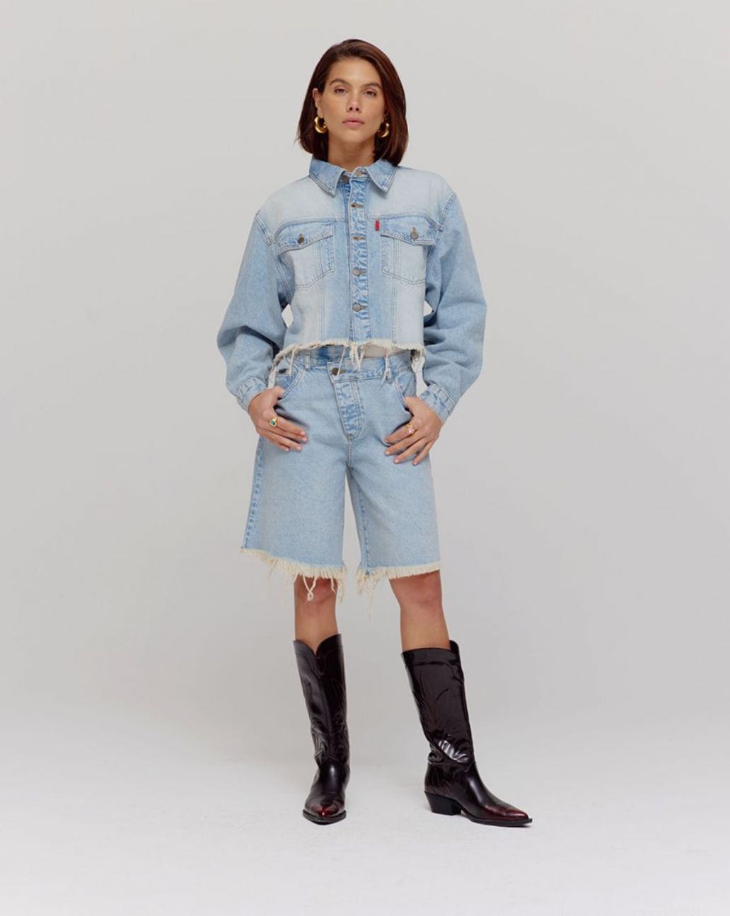 Harper & Yve Willow Jacket Light Blue