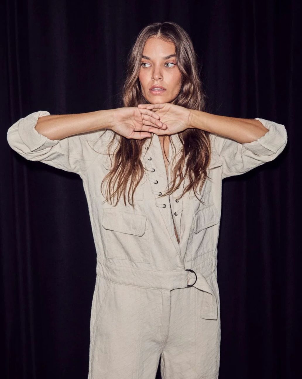 Haute L’Amitié Pielle Structure Boiler Suit Pearl 