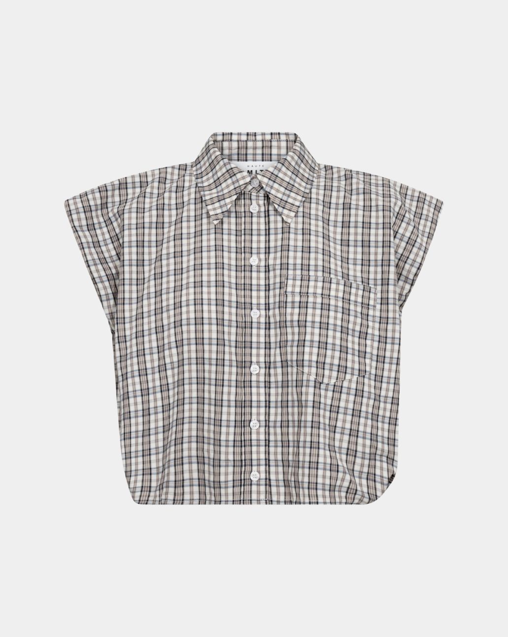 Haute L'Amitié Dinnie NS Mini Check Shirt Off-Whit