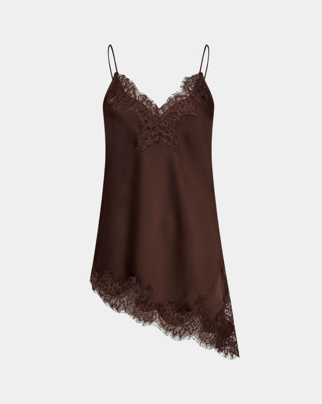 Haute L'Amitié Naomi Asym Lingerie Top Mocca