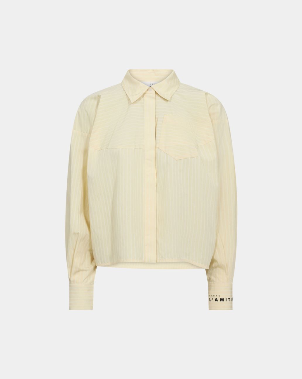 Haute L'Amitié Sophie Yellow Stripe Shirt