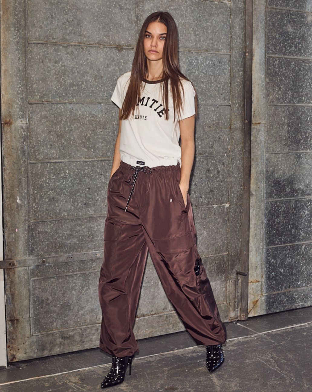 Haute L'amitié Cargo Pull On Tall Trouser Mocca