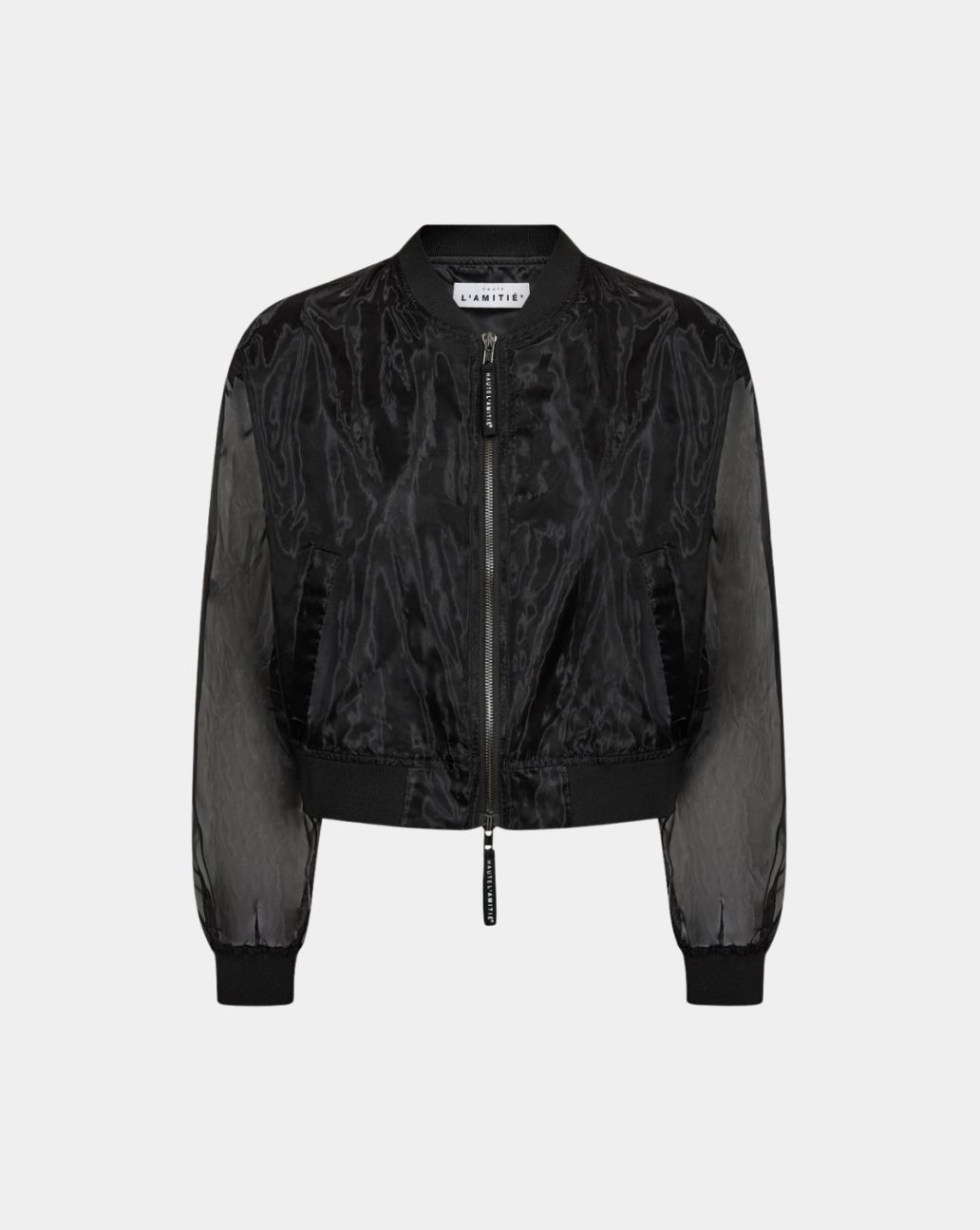 Haute L'Amitié Organza Bomber Zwart