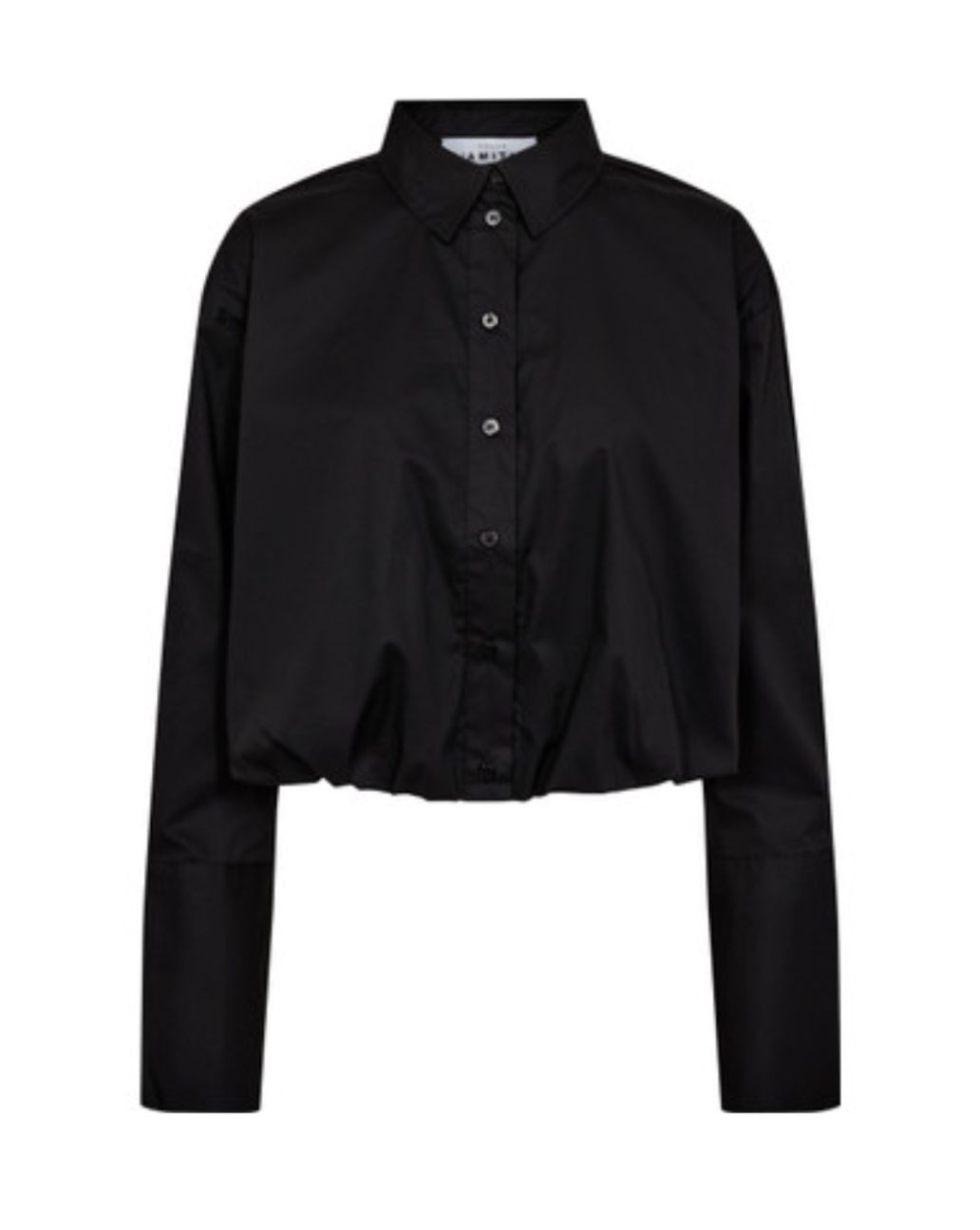 Haute L’Amitié Cuff Balloon Shirt Black