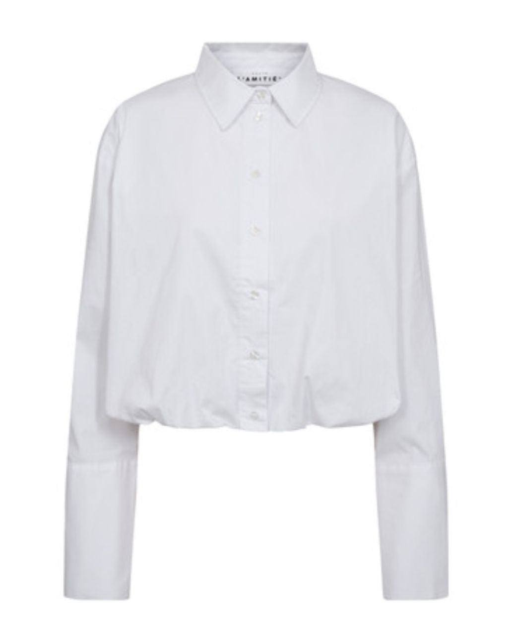 Haute L’Amitié Cuff Balloon Shirt White