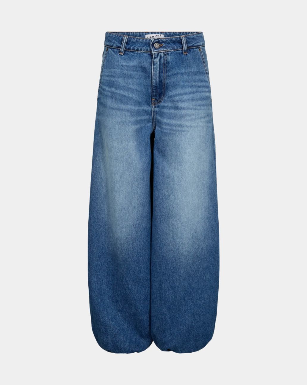 Haute L'Amitié Denim Harem Tall Pant Medium Blue